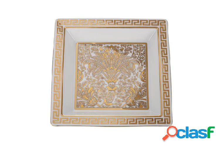 Richard Ginori Vuotatasche Magnifico porcellana oro bianco