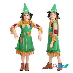 Scarecrow Dress Masquerade Girls Kids Party Party / Evening