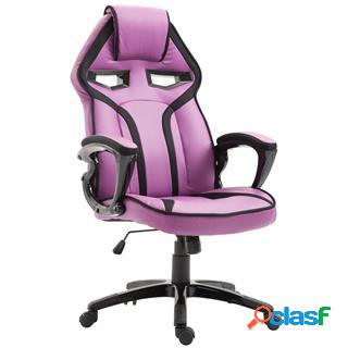 Sedia Gaming GOTHAM, in Pelle color Viola
