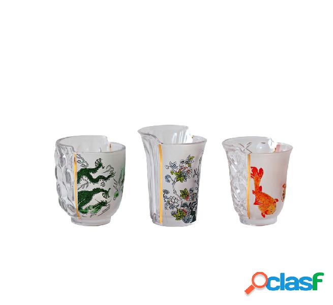 Seletti Hybrid Aglaura Set 3 Bicchieri