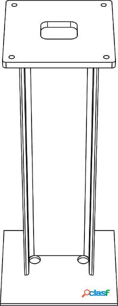 Siedle 200041025-00 ZE/STL 168 x 168 Palo di supporto