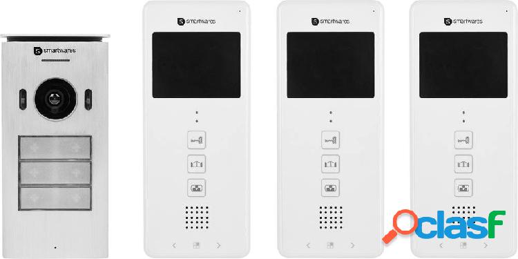 Smartwares DIC-22132 Video citofono 2 fili Kit completo Casa