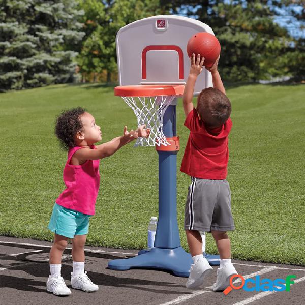 Step2 Set da Basket Shootin' Hoops Junior Blu Bianco e