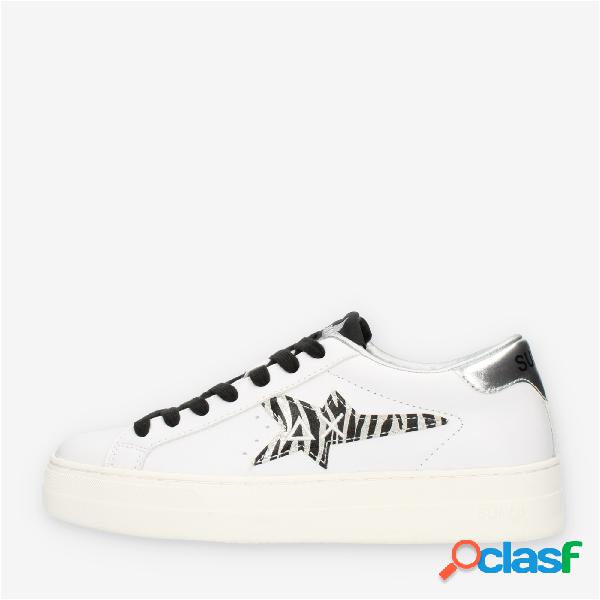 Sun68 SNEAKERS Basse Donna Bianco