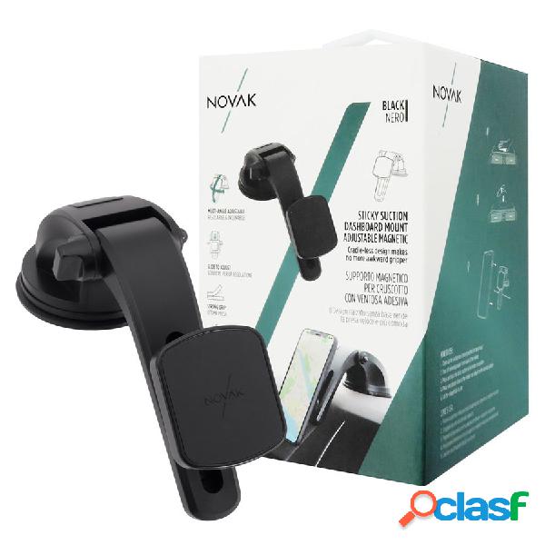 Supporto magnetico da cruscotto Con ventosa - NOVAK