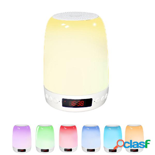 Sveglia con altoparlante bluetooth 5.1 con Colorful Light 3