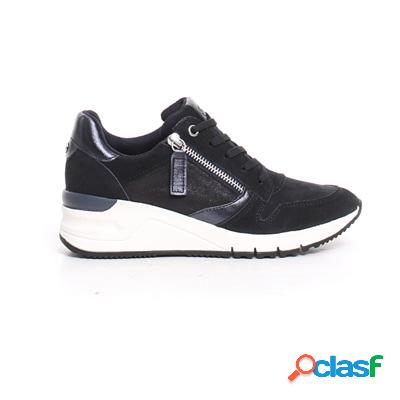 TAMARIS Scarpa sportiva con zeppa - nero