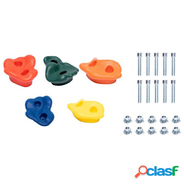 TRIGANO Prese per Arrampicata 5 pz Set Multicolore