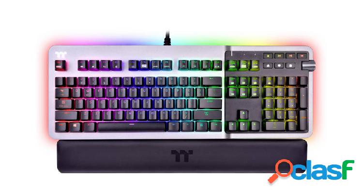 Thermaltake Agent K5 Blue Switch (GER) Cablato Tastiera da