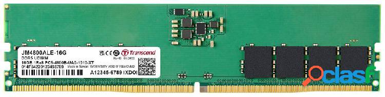 Transcend JM4800ALE-16G Modulo di memoria PC DDR5 16 GB 1 x