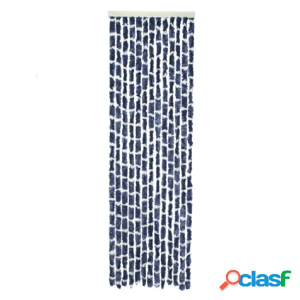 Travellife Zanzariera da Porta Chenille Stripe 185x56 cm Blu