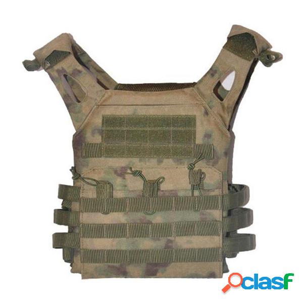 Uomo militare tattico Armor Army Combat Vest Molle Piatto