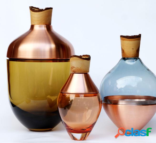 Utopia & Utility India 1 Olive & Copper Large Vaso