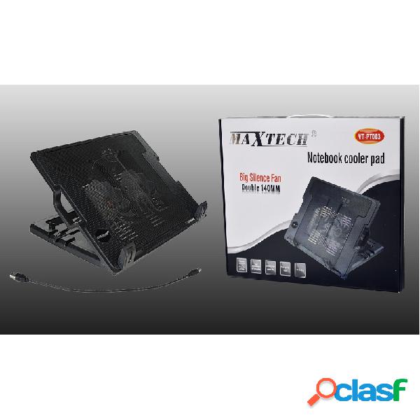 VENTOLA RAFFREDDAMENTO BASE DISSIPATORE 140MM COOL PC PAD