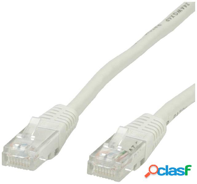 Value 21.99.0500 RJ45 Cavo di rete, cavo patch CAT 5e U/UTP
