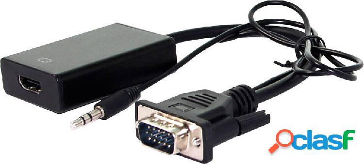 Value VGA / HDMI Cavo adattatore Presa HDMI-A, Presa VGA 9