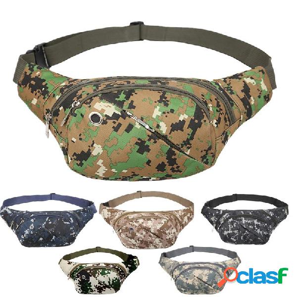 Vita tattica da uomo Borsa Vita militare su tela Borsa