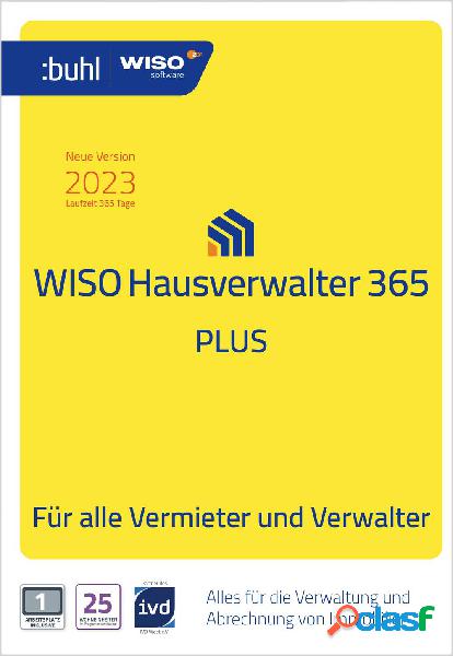 WISO Hausverwalter 365 Plus 1 licenza annuale Windows