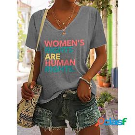 Womens T shirt Tee Graphic Patterned Vote Ruthless Pro Roe