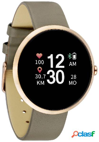 X-WATCH Siona Color Fit Smartwatch Grigio tortora