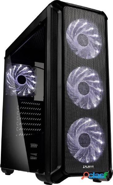 Zalman I3 Midi-Tower PC Case Nero 4 ventole LED pre-montate,