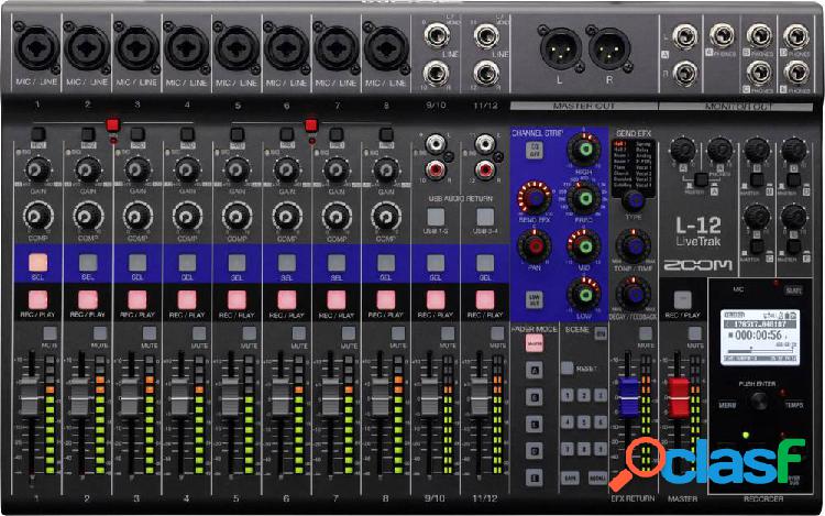 Zoom L-12 Registratore audio Nero