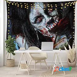 arazzo di halloween horror insanguinato art deco tenda