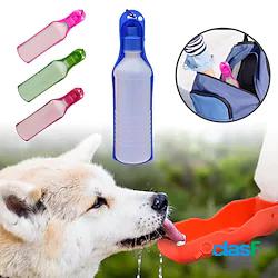 bottiglia d'acqua per cani da compagnia 250 ml borraccia