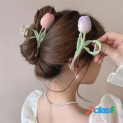 clip per capelli fata tulipano clip per capelli testa