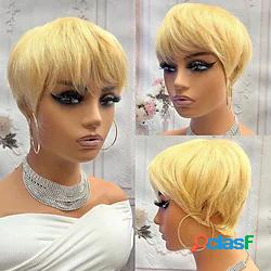 hort pixie cut parrucca parrucche di capelli umani 613