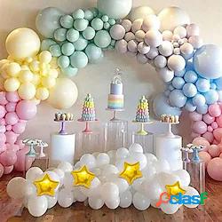 kit arco ghirlanda di palloncini macaron arcobaleno magico