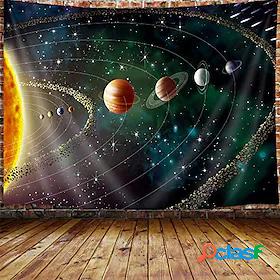 outer space planets tapestry for men, universe galaxy