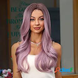 parrucca femminile parziale capelli ricci lunghi parrucche