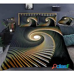 set copripiumino 3d vortice set di biancheria da letto
