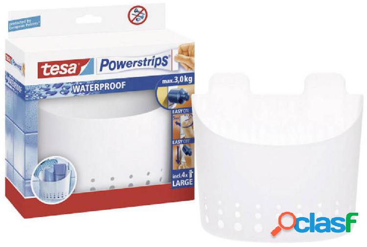 tesa 59706 Portaoggetti Powerstrips® waterproof tesa Bianco