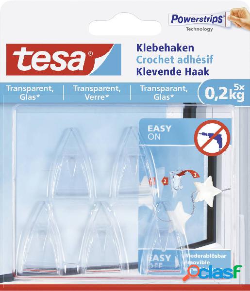 tesa Ganci adesivi tesa® Trasparente Contenuto: 5 pz.