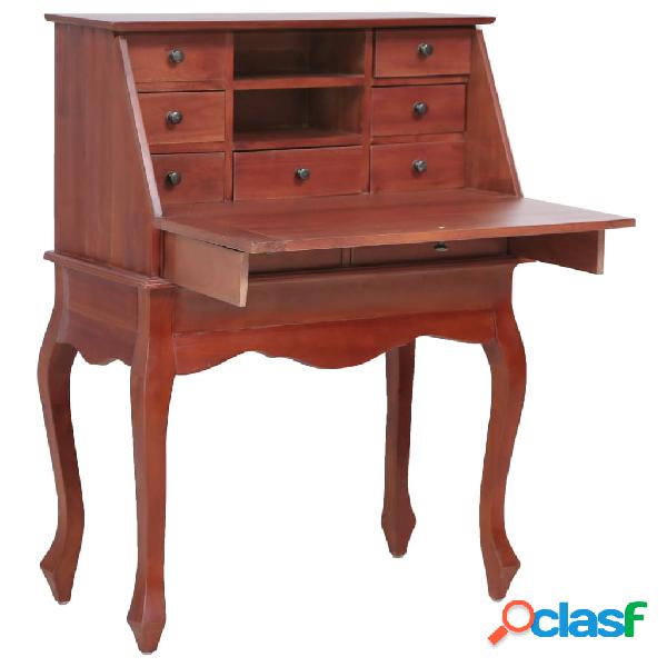vidaXL 283841 Secretary Desk Brown 78x42x103 cm Solid