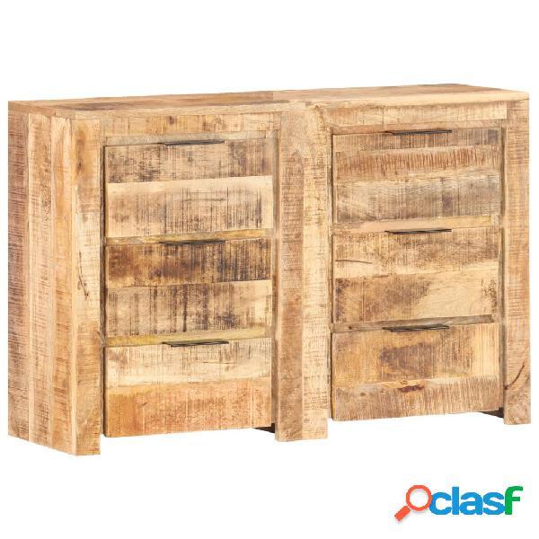 vidaXL Cassettiera 118x33x75 cm in Legno Massello di Mango