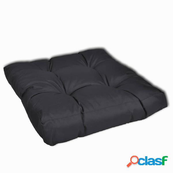 vidaXL Cuscino per Sedile Imbottito 50 x 50 x 10 cm Grigio