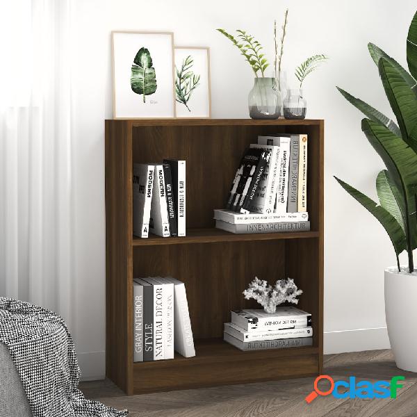 vidaXL Libreria Rovere Marrone 60x24x74,5 cm in Legno