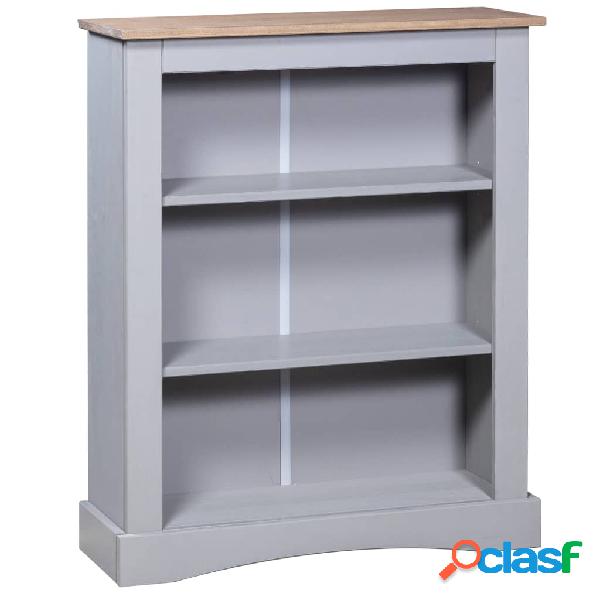 vidaXL Libreria a 3 Livelli in Pino Corona Range Grigio