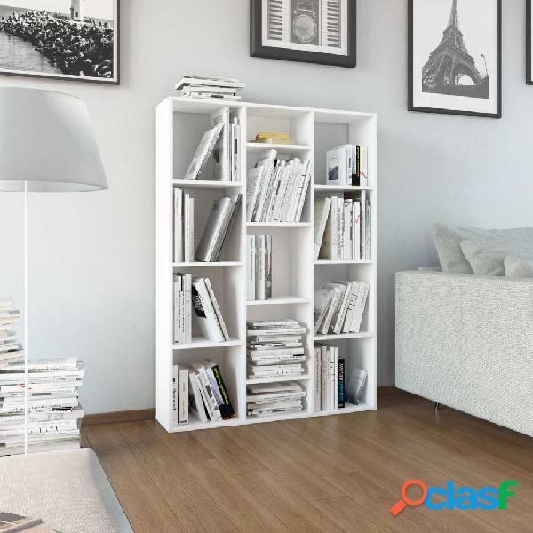 vidaXL Libreria/Divisorio Bianco 100x24x140 cm in Legno