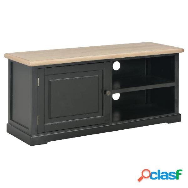 vidaXL Mobile Porta TV Nero 90x30x40 cm in Legno