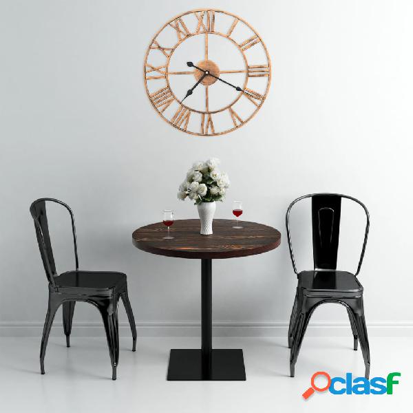 vidaXL Orologio da Parete in Metallo 40 cm Dorato