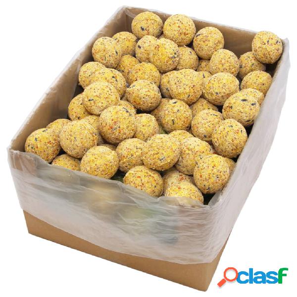 vidaXL Palline di Grasso e Semi per Uccelli 200 pz 90g