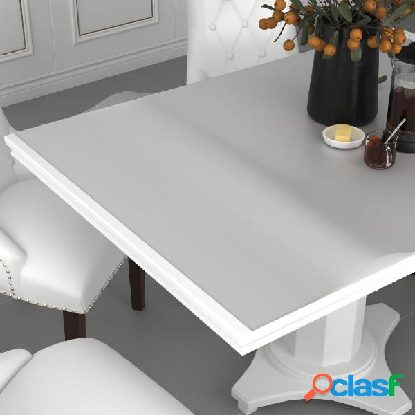 vidaXL Protezione Tavolo Opaca 80x80 cm 2 mm PVC