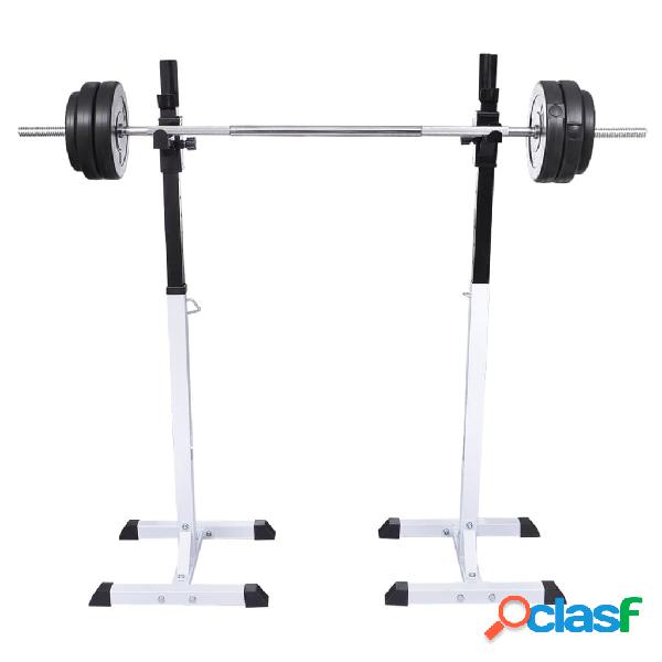 vidaXL Squat Set Supporti per Esercizi Sollevamento Pesi