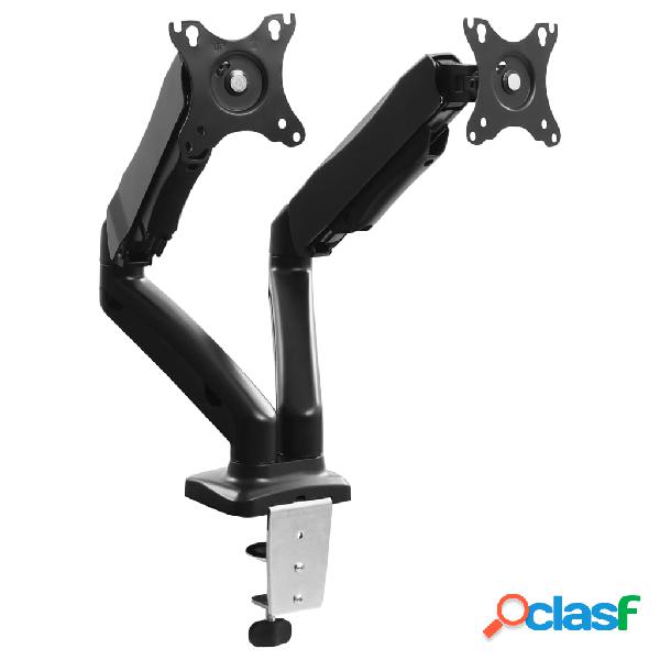vidaXL Supporto per Monitor TV 13"-27" Braccio Doppio con
