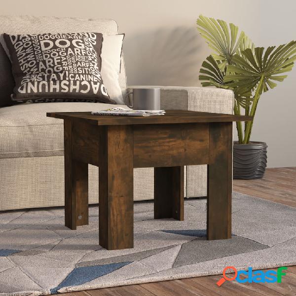 vidaXL Tavolino da Salotto Rovere Fumo 55x55x42 cm in