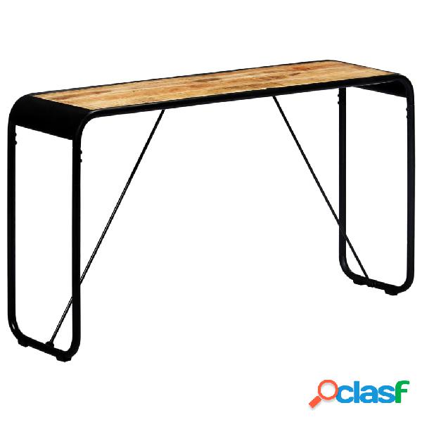 vidaXL Tavolo Consolle 140x35x76 cm in Legno Massello di